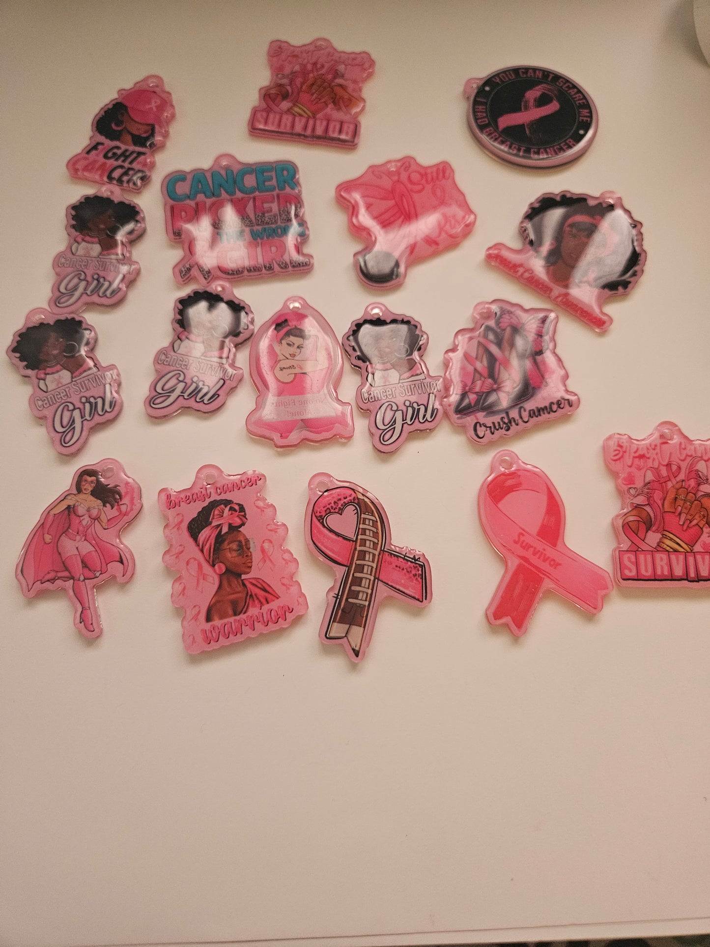 Acrylic charm bundle 5pcs (random)