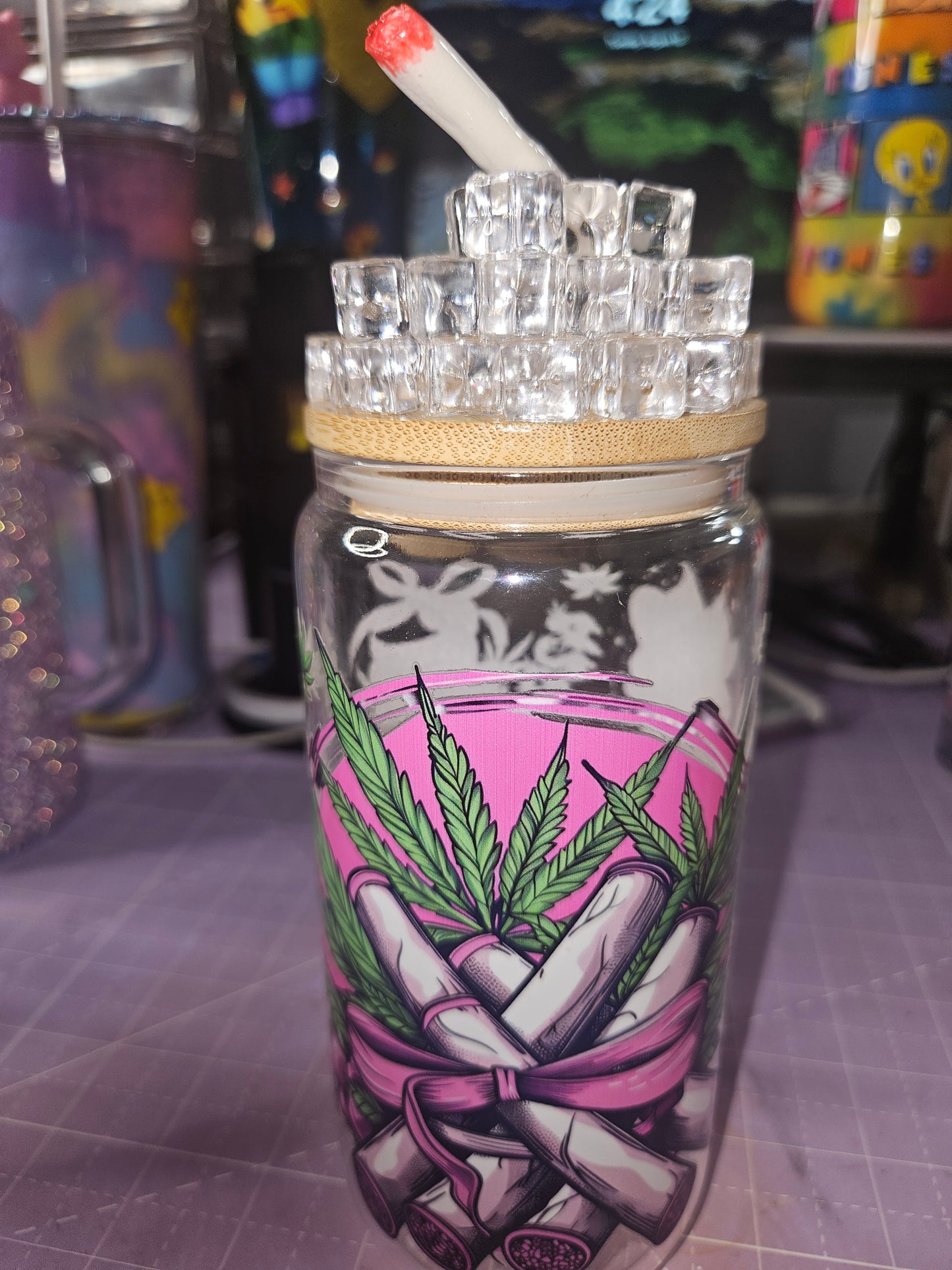 PreMade tumblers and libby glass cans.