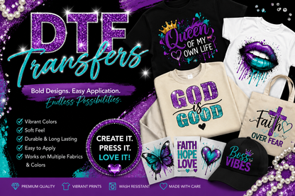 DTF transfers premade
