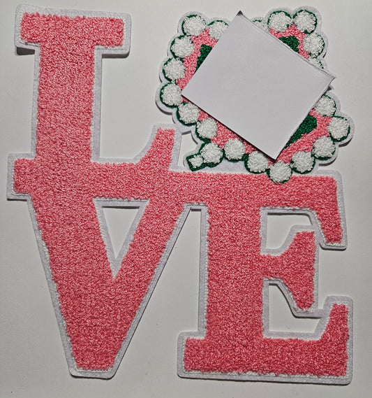 Love Pink and Green patch