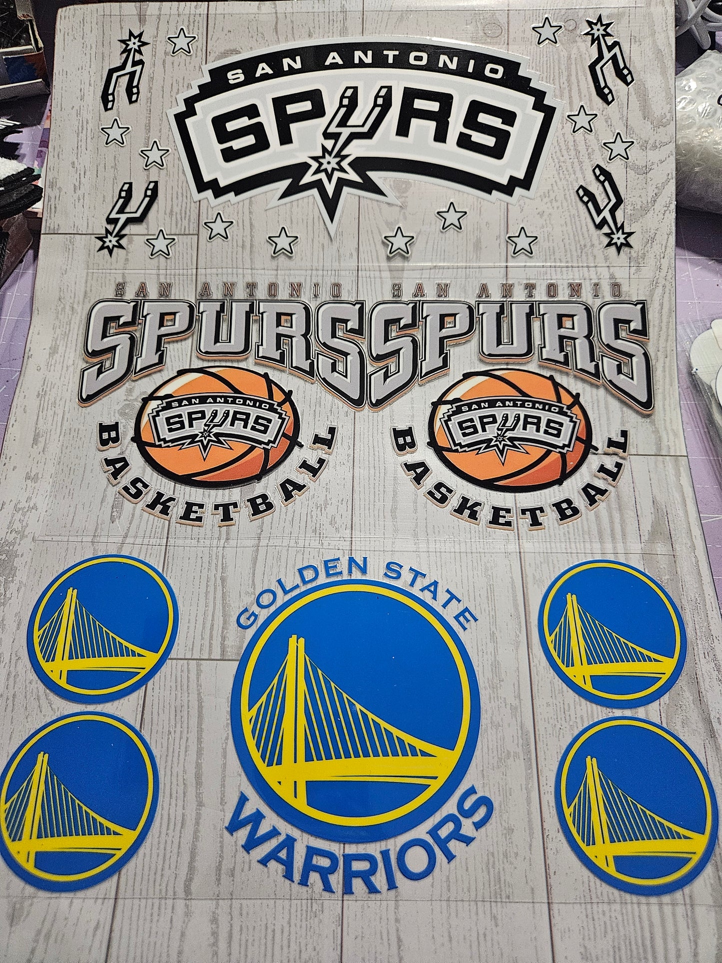 Baseball/Basketball UVDTF Wraps