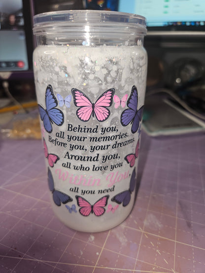 PreMade tumblers and libby glass cans.