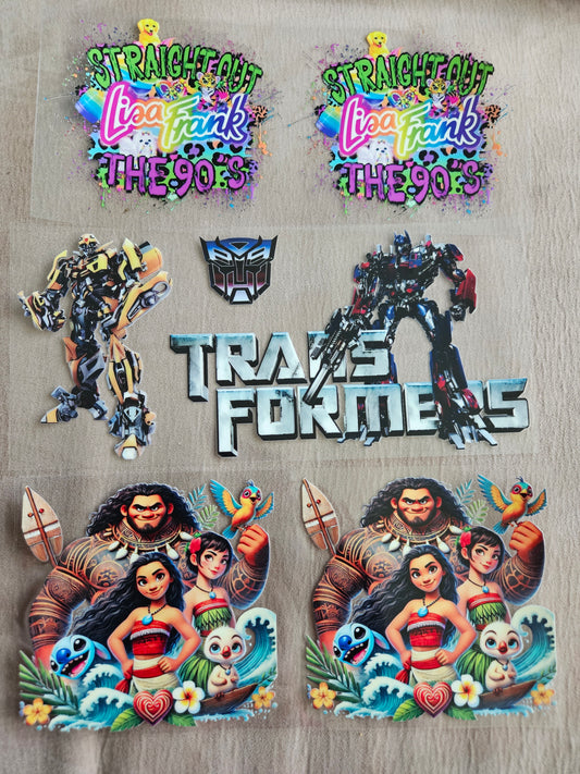 Uvdtf wraps
