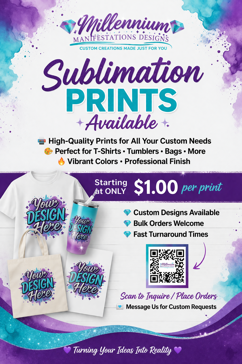 Custom Sublimation prints