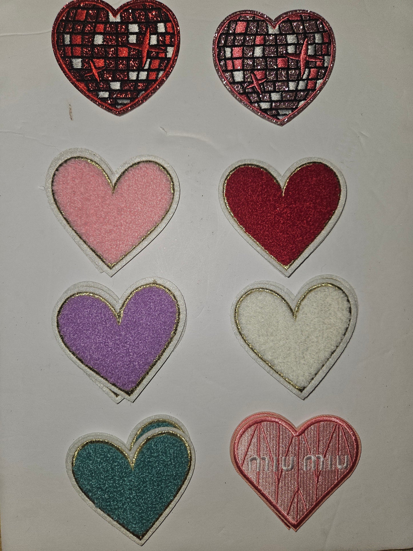 Color hearts small