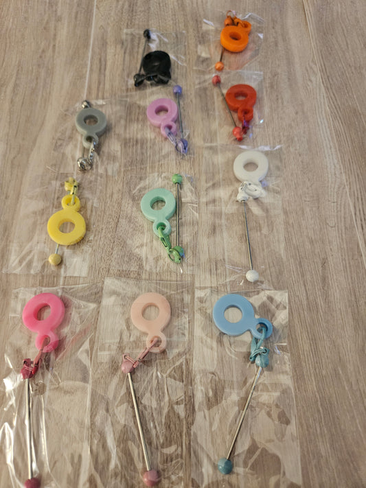 Beadable straw charm
