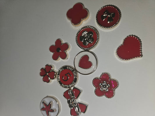 Flat backs 4pcs (random)
