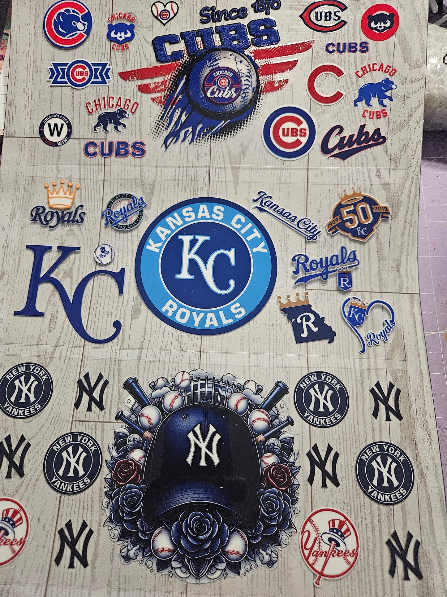 Baseball/Basketball UVDTF Wraps