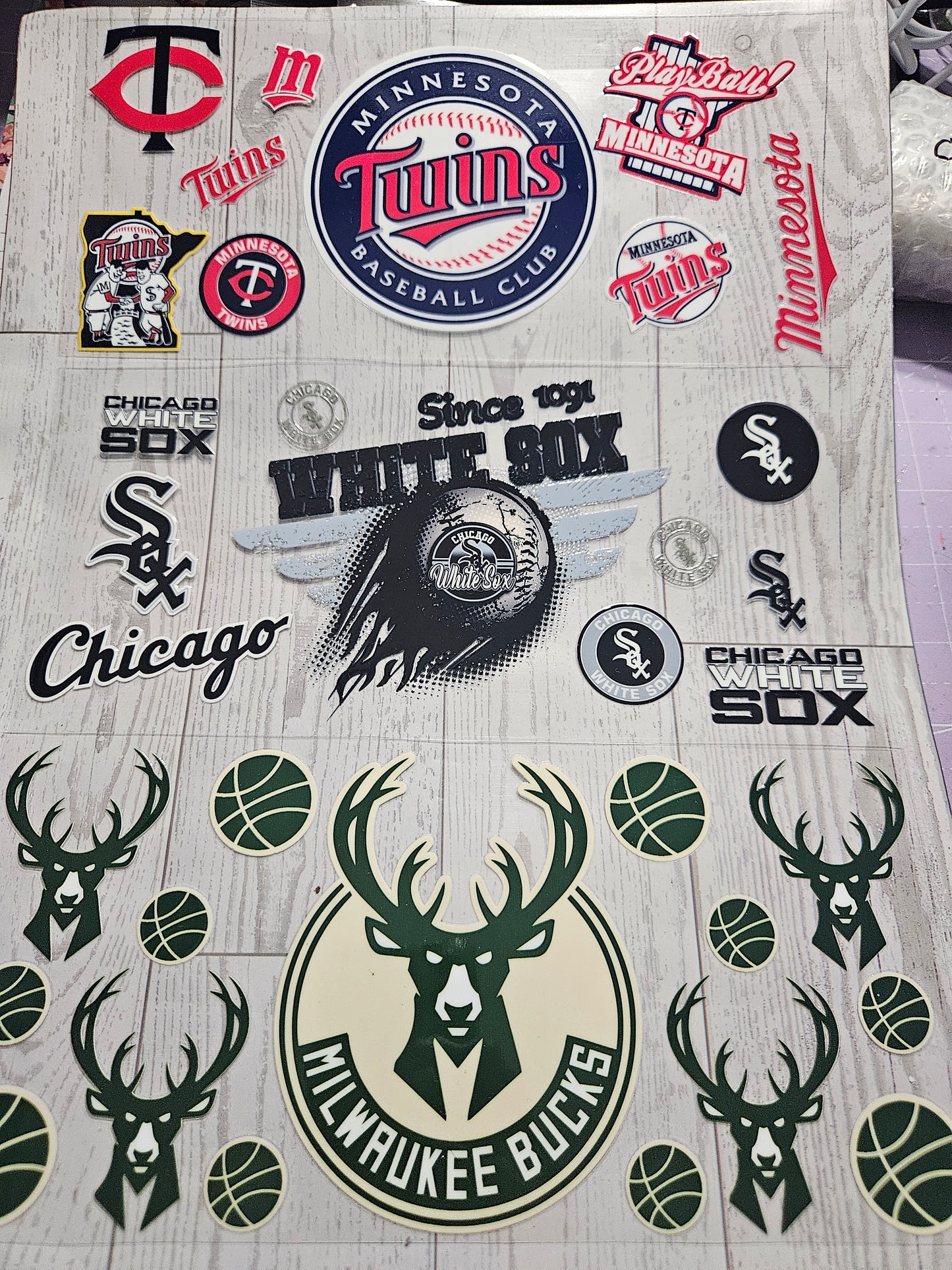 Baseball/Basketball UVDTF Wraps