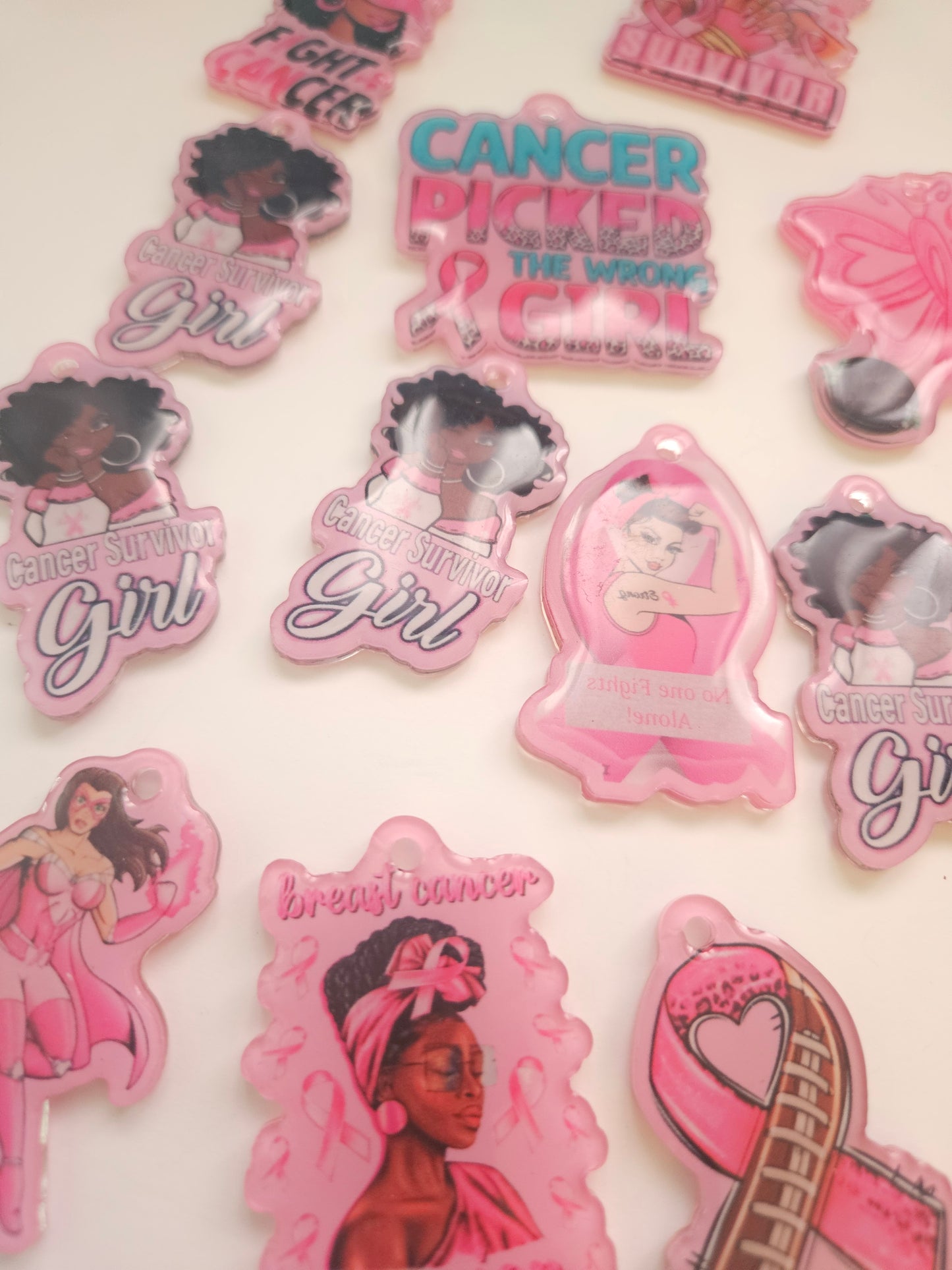 Acrylic charm bundle 5pcs (random)